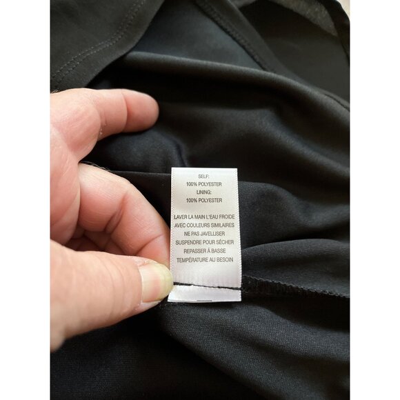 Sami & Jo black embroidered front long open sleeved dress size 2X - Picture 7 of 11